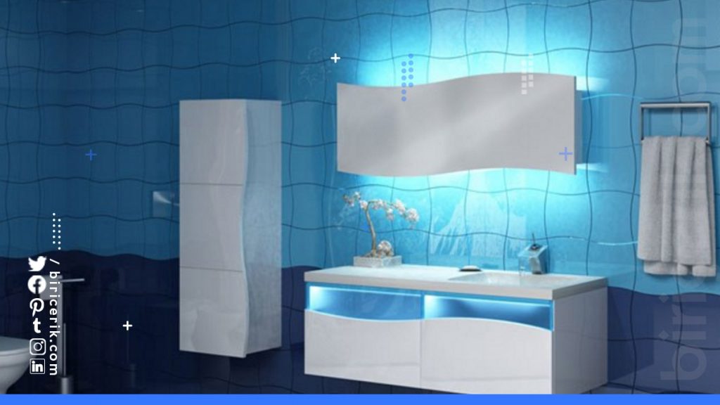 Banyo Dekorasyonunda Renkli Tasarimlar4