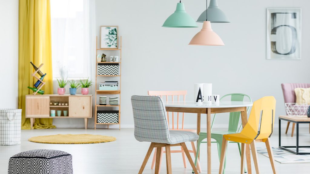 En Trend Renkli Yemek Odasi Dekorasyonlari5