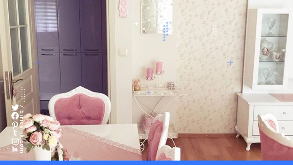 Pembe Yemek Odasi Dekorasyonu2 Pembe Yemek Odasi Dekorasyonu2