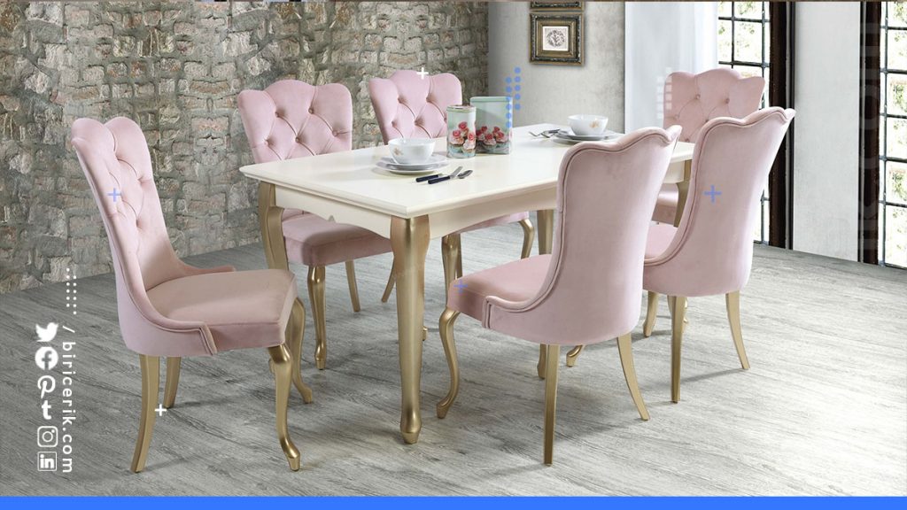 Pembe Yemek Odasi Dekorasyonu5 Pembe Yemek Odasi Dekorasyonu5