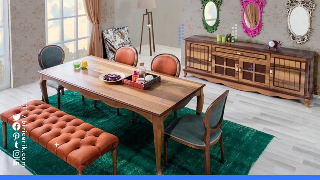 Renkli Yemek Odasi Dekorasyonu1