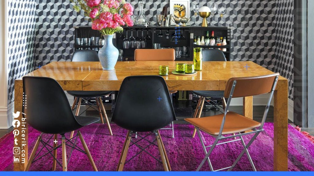 Renkli Yemek Odasi Dekorasyonu3