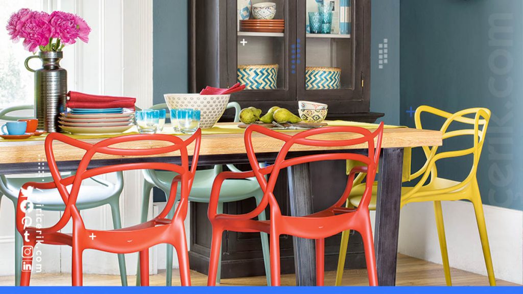 Renkli Yemek Odasi Dekorasyonu4 1