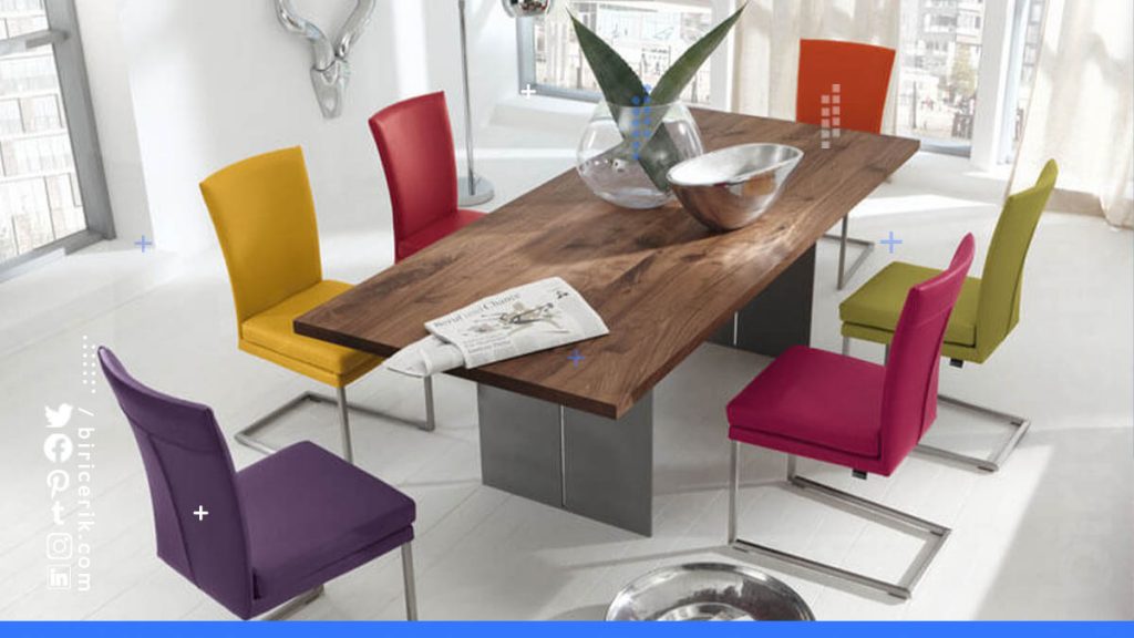 Renkli Yemek Odasi Dekorasyonu5