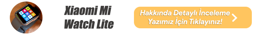 Xiaomi Mi Watch Lite Inceleme